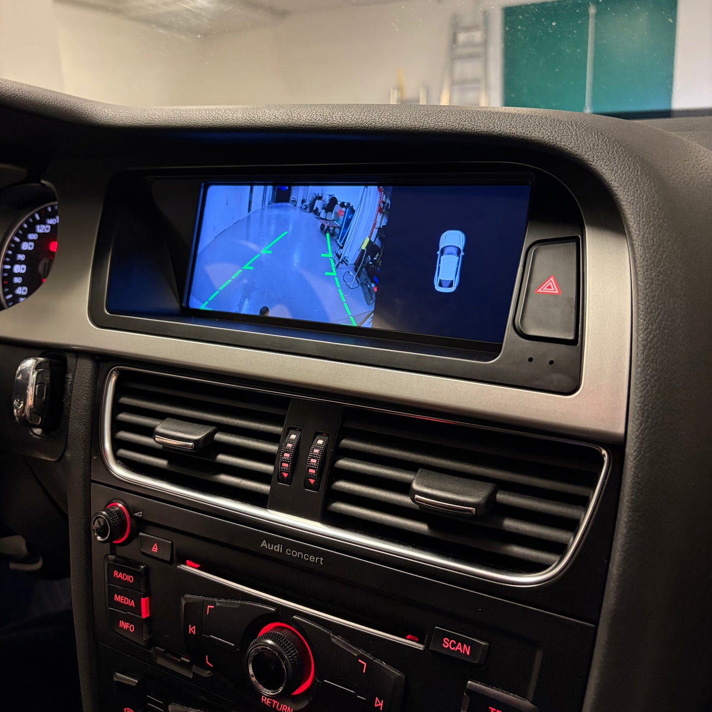 Androidskärm med Trådlös Apple CarPlay & Android Auto för Audi A4 B8