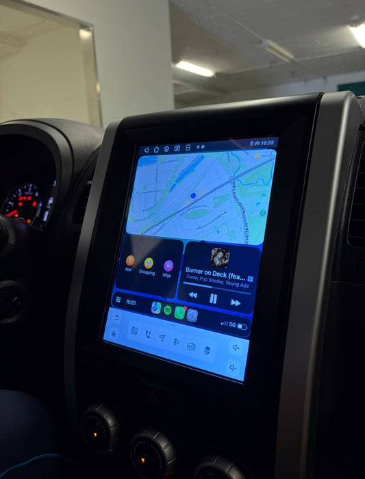 Androidskärm med Apple CarPlay & Android Auto för Nissan X-Trail