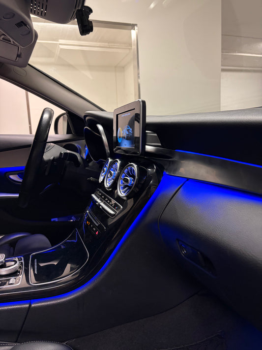 Full Ambientbelysning för Mercedes C-class W205 / GLC X253