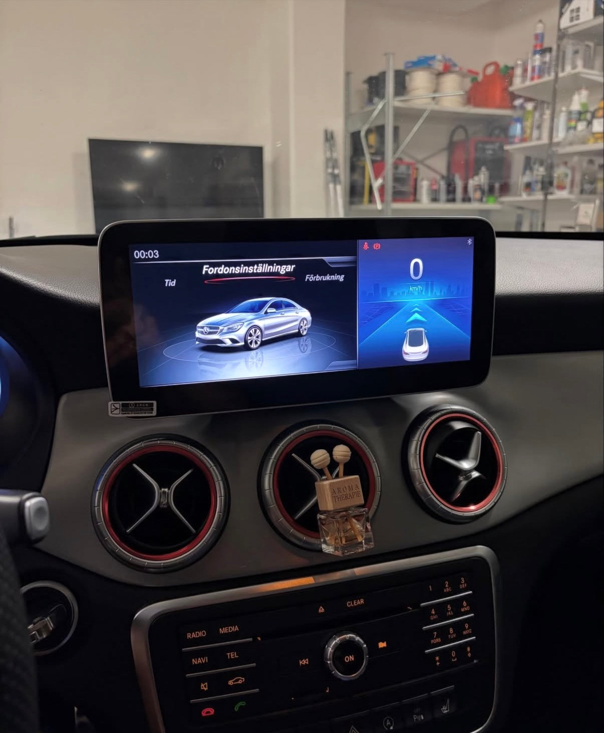 Androidskärm med Trådlös Apple CarPlay & Android Auto för Mercedes-Benz
