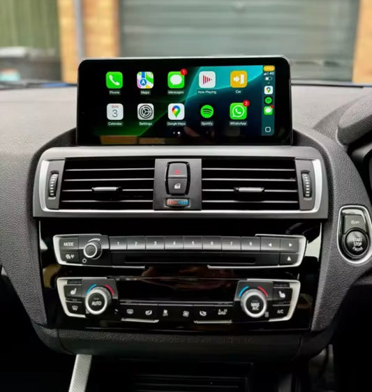 Androidskärm med Trådlös Apple CarPlay & Android Auto för BMW