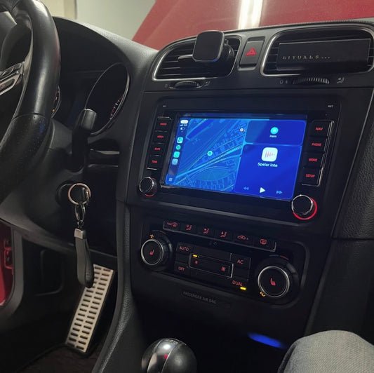Androidskärm med Trådlös Apple CarPlay & Android Auto för Volkswagen