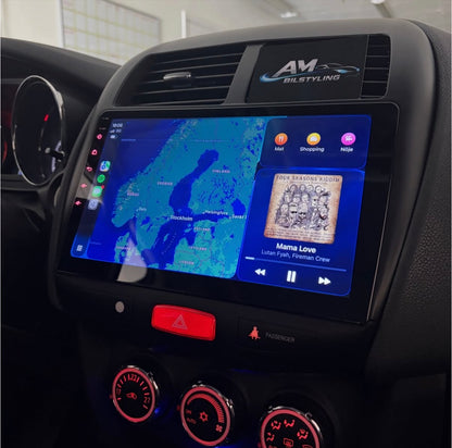 Androidskärm med Apple CarPlay & Android Auto för Mitsubishi ASX
