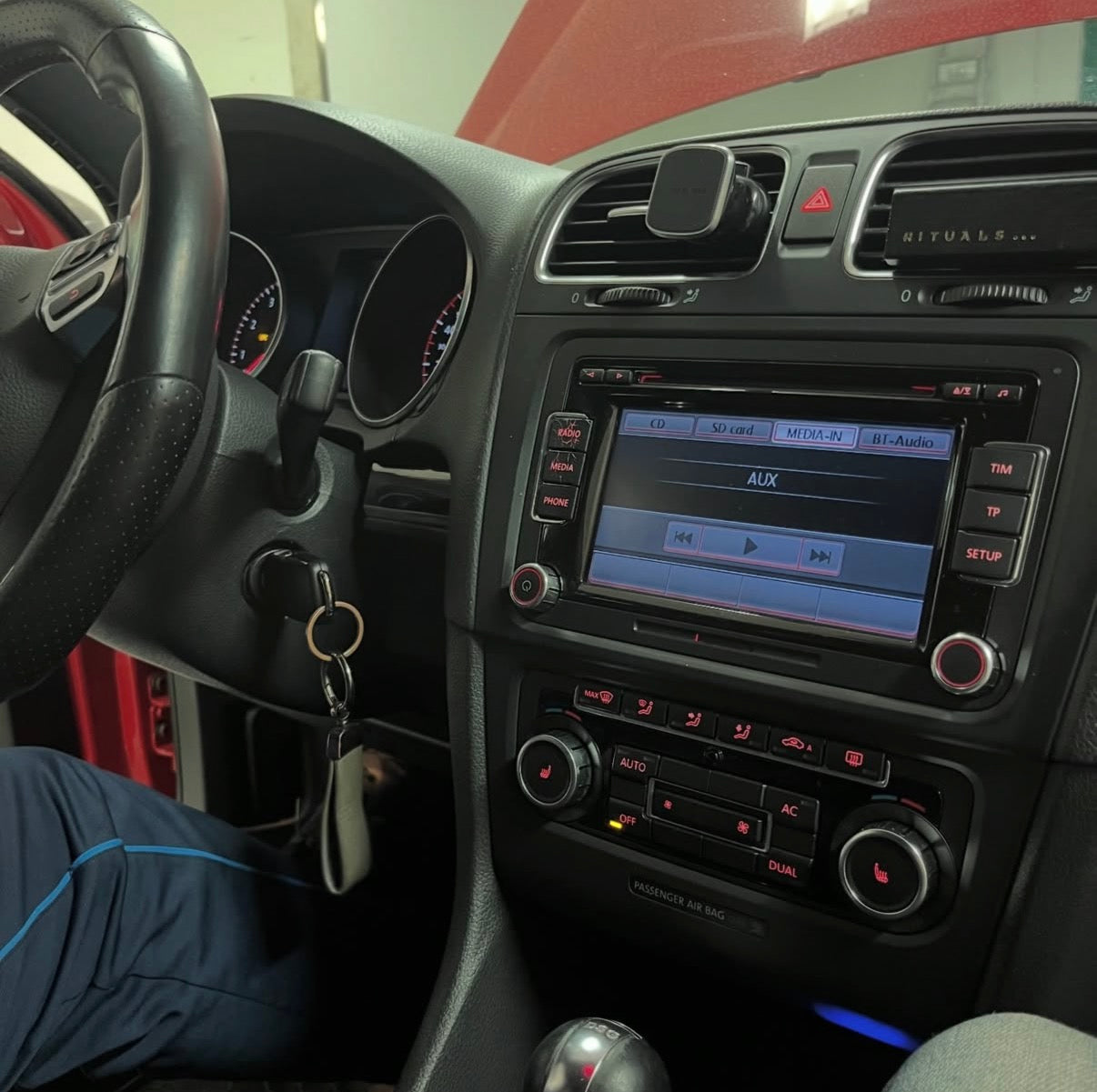 Androidskärm med Trådlös Apple CarPlay & Android Auto för Volkswagen