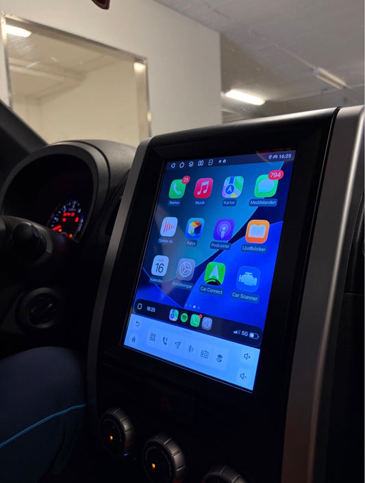 Androidskärm med Apple CarPlay & Android Auto för Nissan X-Trail