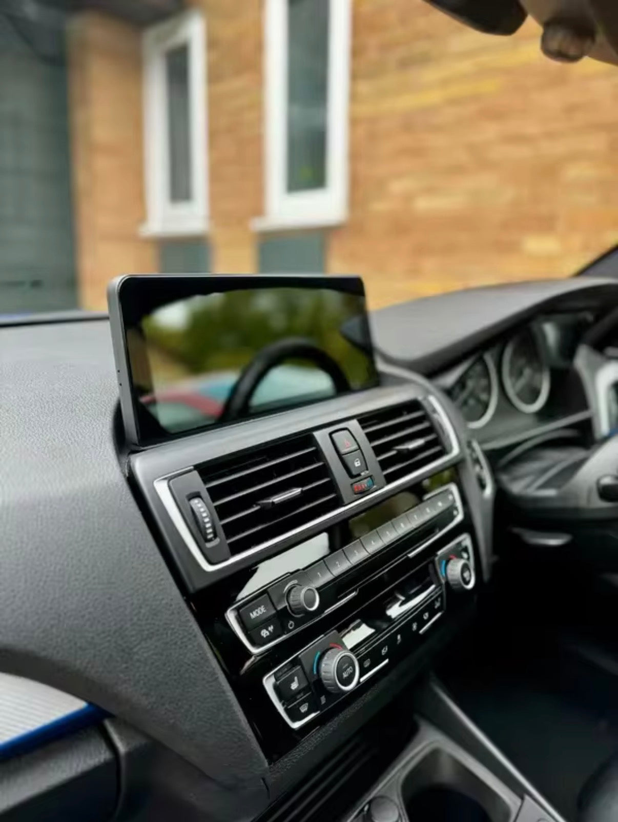 Androidskärm med Trådlös Apple CarPlay & Android Auto för BMW