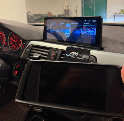 Androidskärm med Trådlös Apple CarPlay & Android Auto för BMW