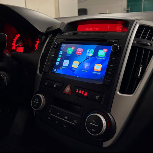 Androidskärm med Apple CarPlay & Android Auto för Kia Ceed